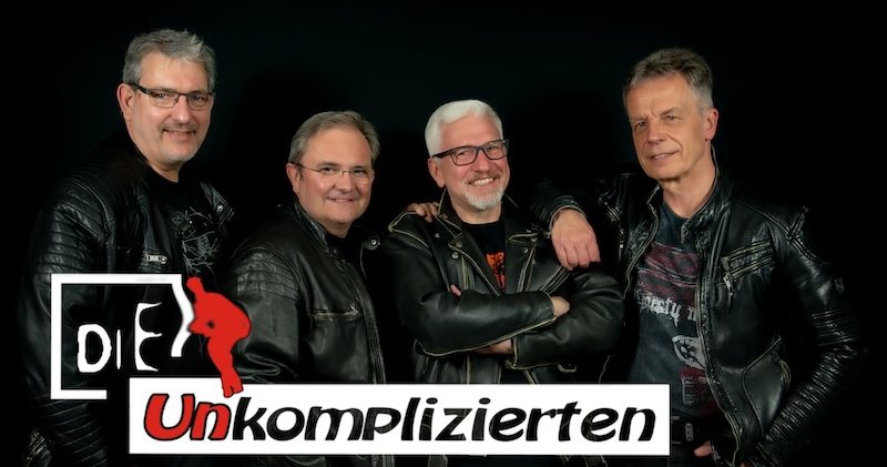 Pressefoto DIE UNKOMPLIZIERTEN – Coverband aus Sachsen mit Ostrock, Deutschrock, Oldies und internationalen Rockklassikern
